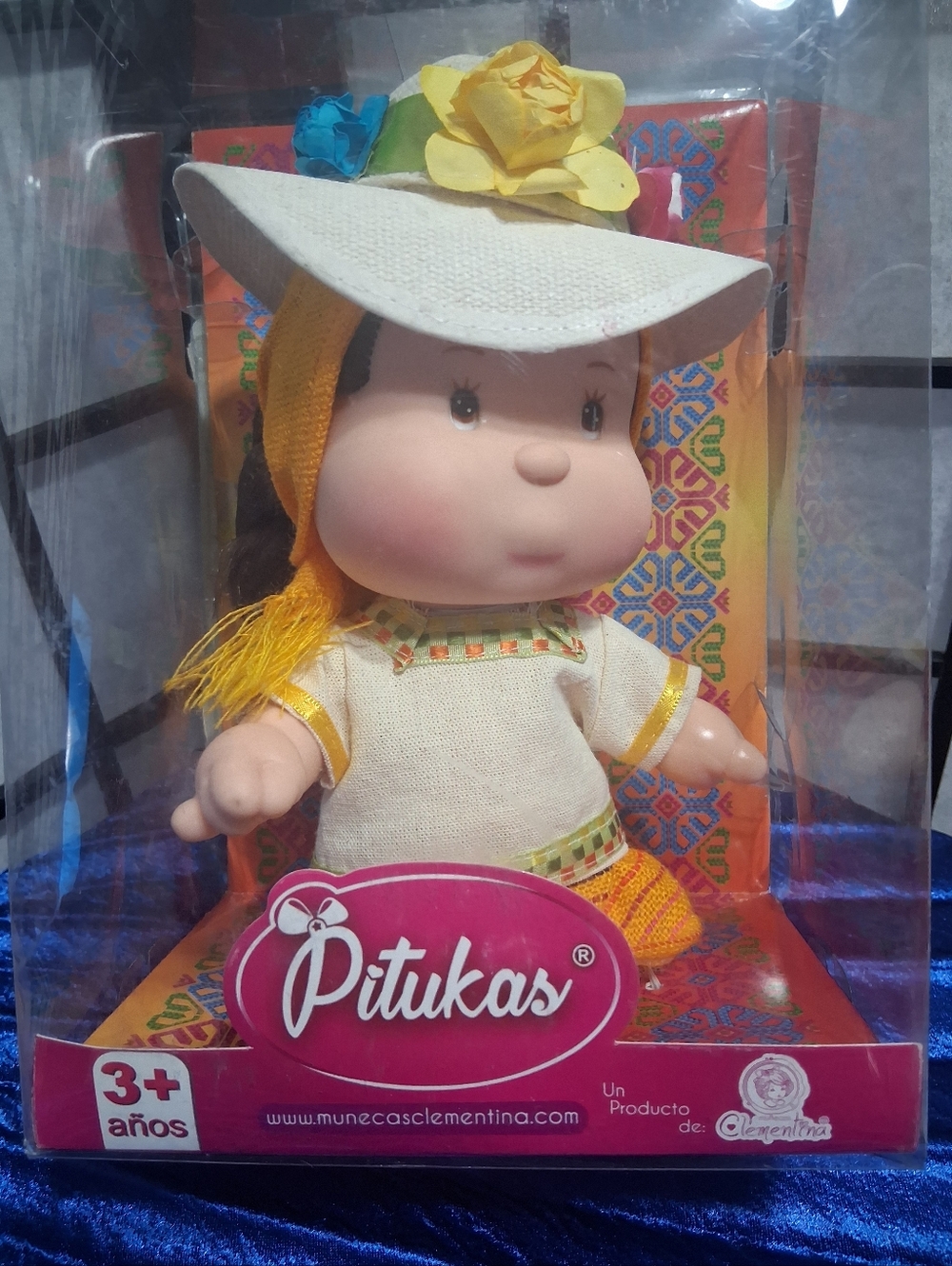 Pitukas Clementina Regional Style Doll. Made In Mexico